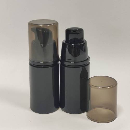 Vacuum Push bottle 15 ml black 10 pcs Mylo Opt global supplier Vacuum Push bottle 15 ml black 10 pcs cosmetic ingredient Mylo Opt