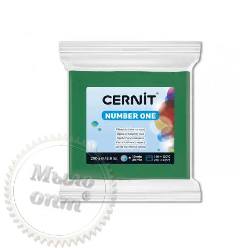 Polymer clay Cernit Cernit (Belgium) economy pack. 250 g - basic green 600, 303.75 UAH, rating ⭐⭐⭐⭐⭐ Milo Opt