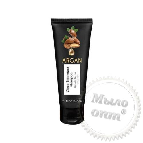 Шампунь, що відновлює, з аргановим маслом May Island Argan Clinic Treatment shampoo 100 мл 160.00 грн. рейтинг ⭐⭐⭐⭐⭐ Мило Опт