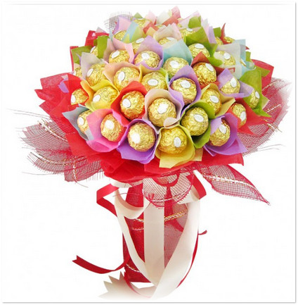 Цветы и подарки из конфет