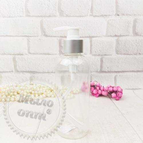 Transparent bottle Prague 300 ml dispenser 10 pcs Mylo Opt global supplier Transparent bottle Prague 300 ml dispenser 10 pcs cosmetic ingredient Mylo Opt