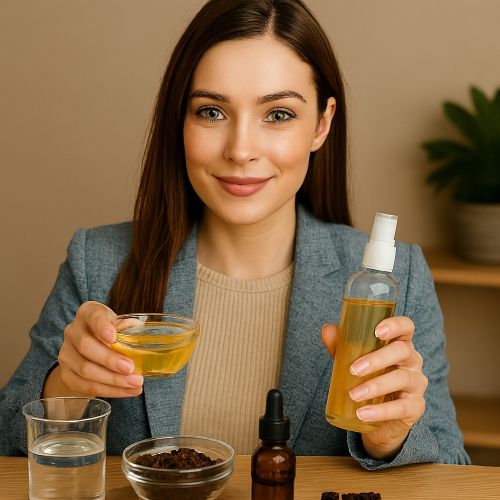 SPA для волосся вдома: пептидні комплекси, кофеїн та олії для росту й зміцнення, рецепт сироватки-спрею