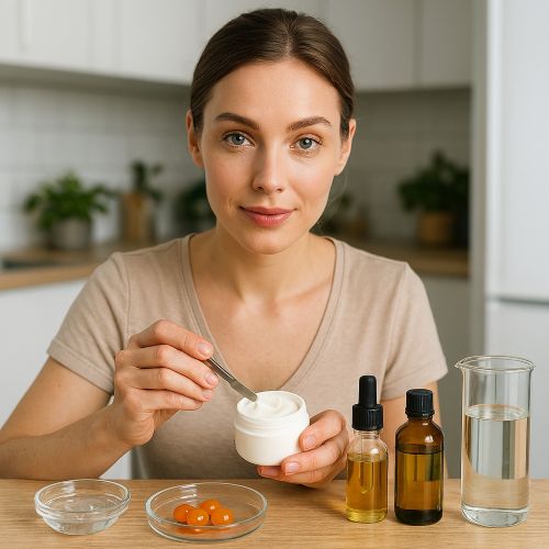 Как сделать крем с коэнзимом Q10 гиалуроновой кислотой и маслами своими руками