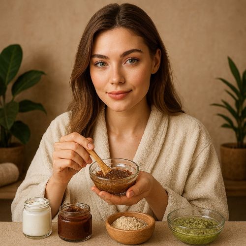 SPA-догляд дома скрабы маски и масла с пептидами и экстрактами для комплексного ухода