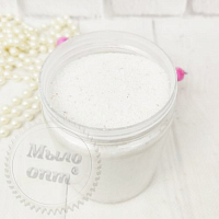 Decorative pebbles in a jar White, 500 gr