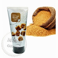 Peeling scrub with black sugar Honey Black Sugar Scrub, 120 ml