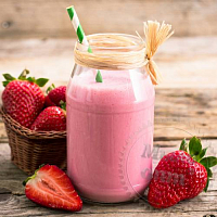 Candle Flavor Strawberry Yogurt, 1 L