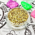 Glitter Gold TS 105 (0.4 mm) 1/64 '', 10 grams, photos, reviews, use