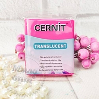 Полімерна глина ЦЕРН Cernit (Бельгія) 56 р Translucent рубін напівпрозорий 474
