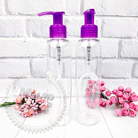 Aero 150 ml transparent bottle with soap dispenser from 100 pcs