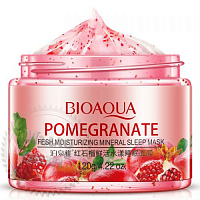 Night gel mask with pomegranate and minerals BIOAQUA