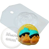 Shape plastic W Zodiac Gemini Gemini