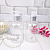 Transparent bottle Marta 275 ml with aluminum soap dispenser from 10 pcs, photos, reviews, use