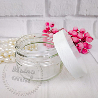 Cosmetic glass jar, 110 ml