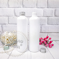 Bottle white Gloria 250 ml with aluminum cap from 100 pcs