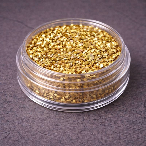 Глиттер Золотой TS 106 (0,5 mm) 1/52, 5 гр артикул TM17032406