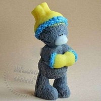 3D Teddy Shape with Clutch