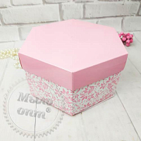 Box Hexagonal Pink