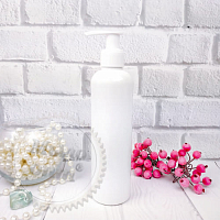 Bottle white Gloria with soap dispenser 250 ml