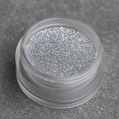 Glitter holographic Silver TL001 0.2 mm, 1 kg, 639.38 UAH, rating ⭐⭐⭐⭐⭐ Milo Opt
