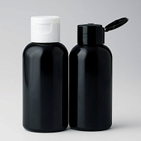 Флакон Олівія Чорний 100 мл фліп топ інгредієнт для косметики і мила Мило Опт