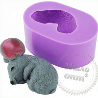 Sleeping mouse shape 3D