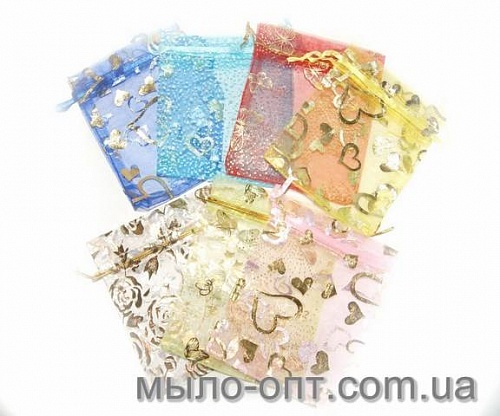 Organza bag 9x12 cm, wholesale, photos, reviews, use