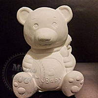 Plaster figure Teddy bear
