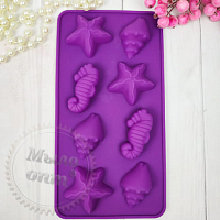 Silicone mold Marine life tablet