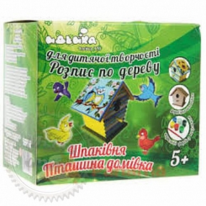 Купить Роспись по дереву Скворечник Птичий домик в Украине