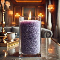 Lilac candle wax, 1 kg