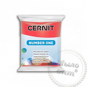 Купить Полимерная глина Цернит Cernit (Бельгия) 56 г. NumberOne 400 красный основной в Украине