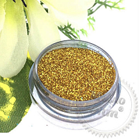 Glitter Golden Bright TS 117 (0.2 mm) 1/128 '', 10 gr