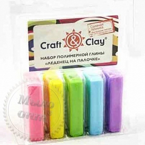 Купить Набор Craft&Clay Крафт энд Клей в фирменной упаковке Леденцовые цвета в Украине