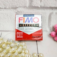 Полимерная глина FIMO Effect, с блестками красный