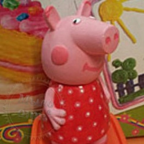 Купить Гипсовая фигурка для разукрашивания Свинка Пеппа в Украине