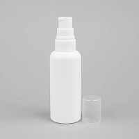 White Gloria bottle with pump 100 ml 100 pcs