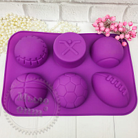 Silicone mold Balls on the tablet