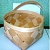 Wicker beech basket with handle, photos, reviews, use