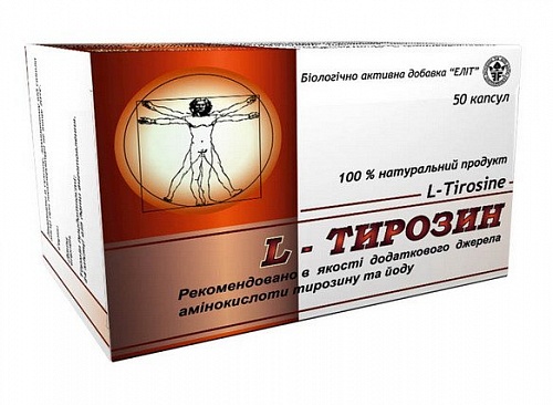 L-tyrosine # 50 - an amino acid for the thyroid gland, photos, reviews, use