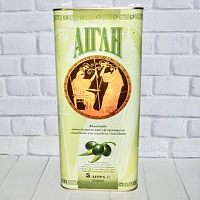 Olive oil ΑΙΓΛΗ, raff metal. 5 l