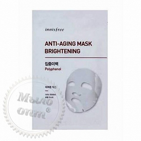 Купить Тканевая маска Омолаживающая и Осветляющая Innisfree Anti-Aging Mask Brightening в Украине
