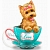 Silicone mold 3D Dog in a cup, photos, reviews, use