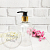 Transparent bottle Marta 275 ml with aluminum soap dispenser from 10 pcs, photos, reviews, use