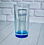 Glass flask for candles with a Blue Bottom d60 h146 mm, from 10 pcs, photos, reviews, use