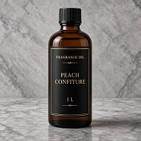 Fragrance Oil Peach confiture 1 L cosmetic ingredient Mylo Opt