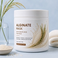 Alginate face mask with white rice 25g cosmetic ingredient Mylo Opt