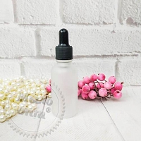 Sydney frosted bottle, 30 ml plastic pipette from 100 pcs