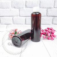 Plastic bottle 100 ml, dark