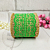 Burlap ribbon with lace, emerald, 2 m, photos, reviews, use